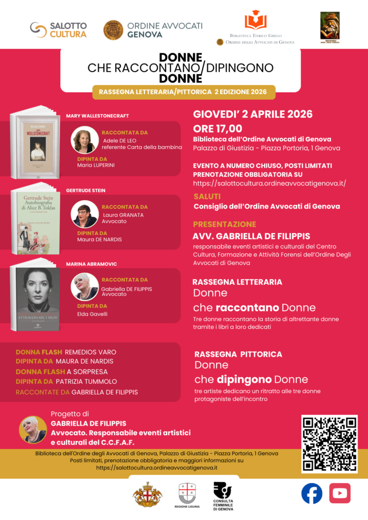 donne che raccontano / dipingono le donne 2-aprile-2026